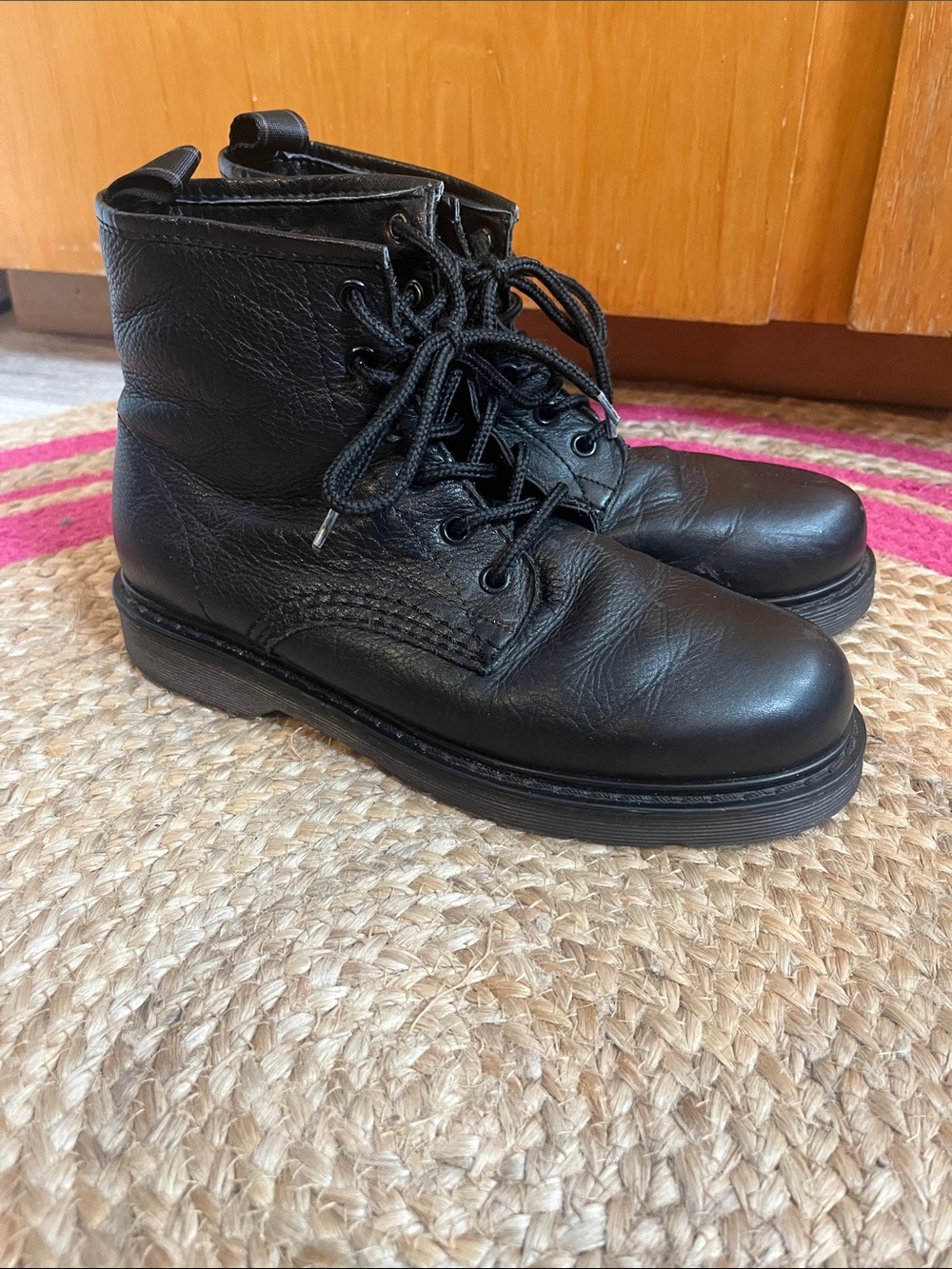 Saks Fifth Avenue Leather Engineer Boot-Size 7.5